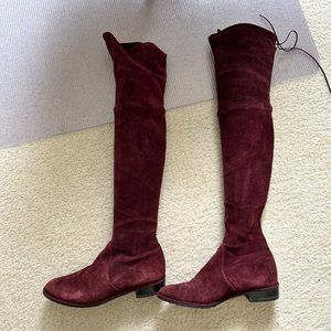 STUART WEITZMAN Over-the-knee Suede Boots